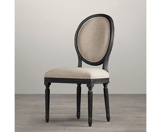 Restoration Hardware Vintage French Round Upholstered Side Chair, фото 5