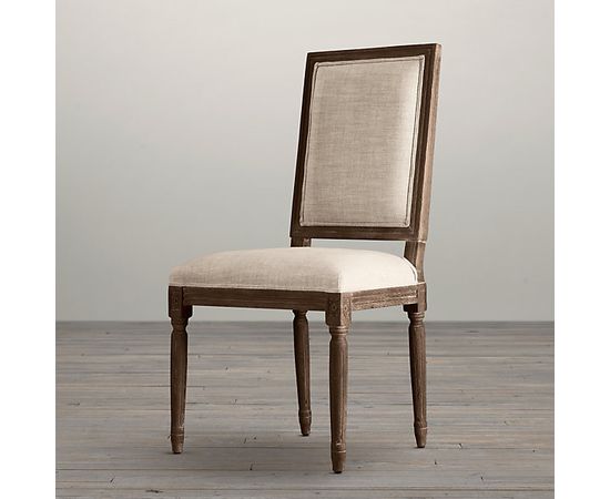 Restoration Hardware Vintage French Square Upholstered Side Chair, фото 3