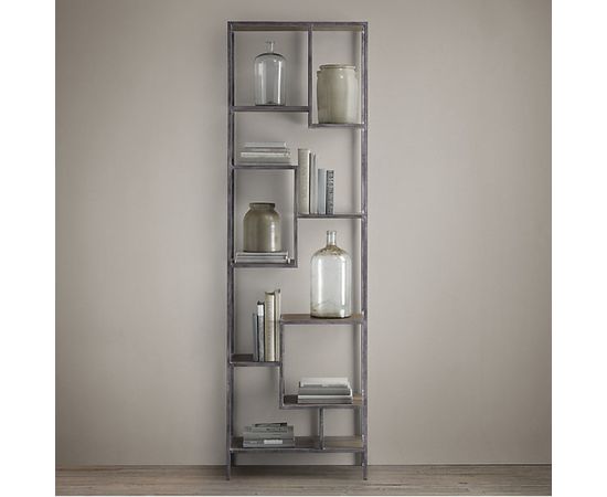 Restoration Hardware Vintage Industrial Staggered Shelving Tower, фото 1