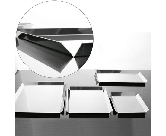 Поднос Adriani &amp; Rossi Polished steel tray, фото 1