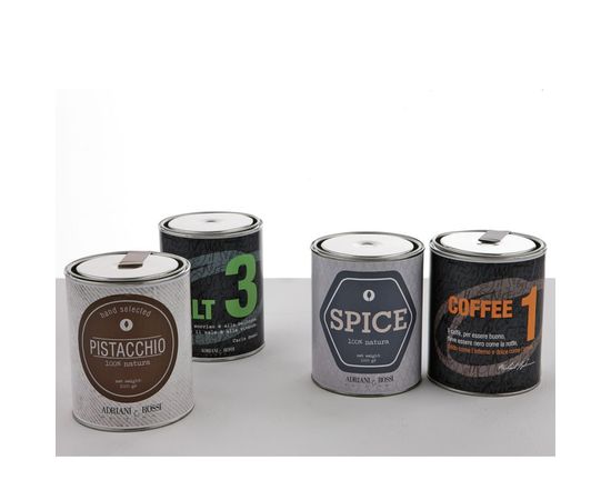Декоративный элемент Adriani &amp; Rossi Set of 4 coloured tin cans, фото 1