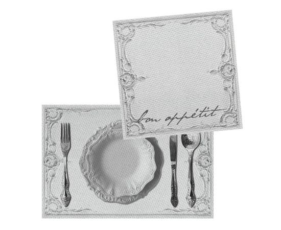 Сервировочная салфетка Adriani &amp; Rossi Set of placemat and table napkin, фото 1
