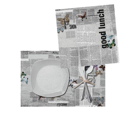 Сервировочная салфетка Adriani &amp; Rossi Set of placemat and table napkin, фото 3