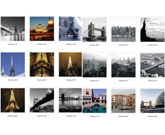 Картина Adriani &amp; Rossi Prints on canvas City Painting 1115, фото 6