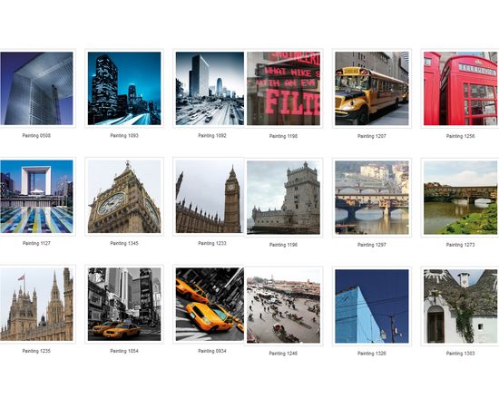 Картина Adriani &amp; Rossi Prints on canvas City Painting 1115, фото 8