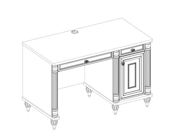 Письменный стол CILEK Romantic 20.21.1105.00, фото 3