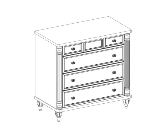 Комод CILEK Romantic 20.21.1201.01, фото 2