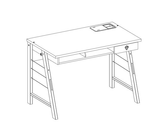 Стол письменный CILEK Trio 20.40.1103.00, фото 6