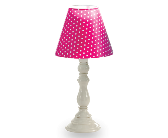 Настольная лампа CILEK Flora Dotty Table Lamp (Pink), фото 1
