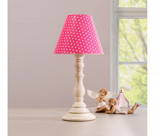 Настольная лампа CILEK Flora Dotty Table Lamp (Pink), фото 2
