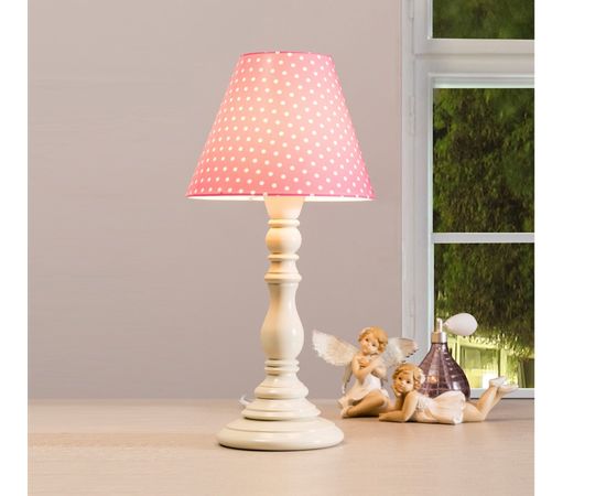 Настольная лампа CILEK Flora Dotty Table Lamp (Pink), фото 3