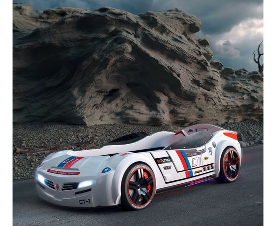 Детская кровать в виде машины CILEK Champion Racer Biturbo Carbed, фото 9
