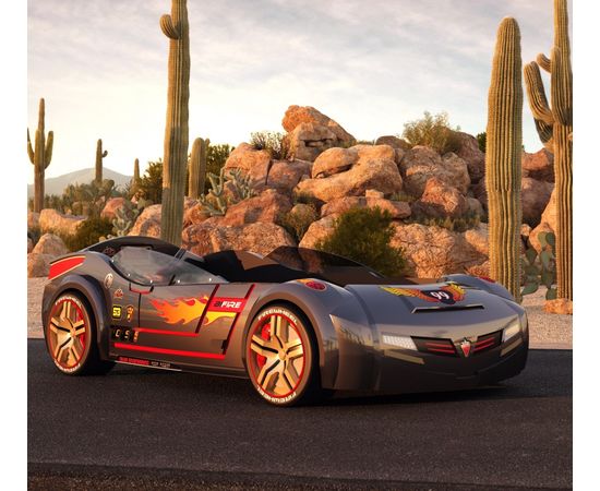 Детская кровать в виде машины CILEK Champion Racer Biturbo Carbed, фото 4