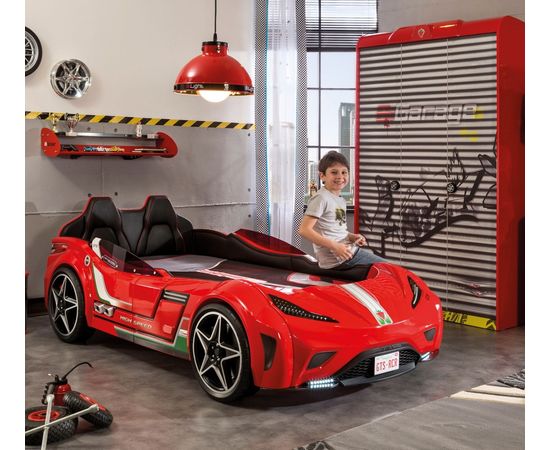 Детская кровать в виде машины CILEK Champion Racer Gts Carbed, фото 2