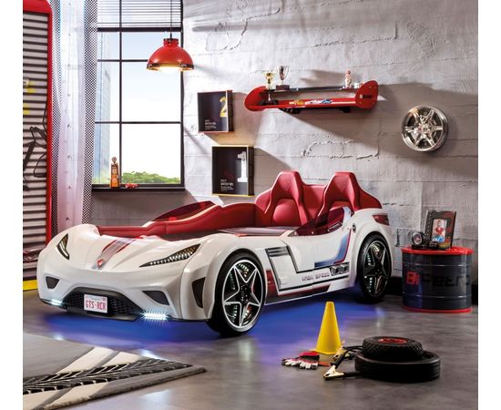 Детская кровать в виде машины CILEK Champion Racer Gts Carbed, фото 9