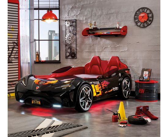Детская кровать в виде машины CILEK Champion Racer Gts Carbed, фото 11