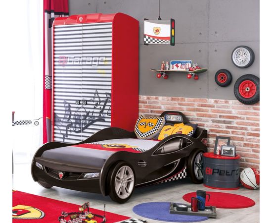 Детская кровать в виде машины CILEK Champion Racer Coupe, фото 4