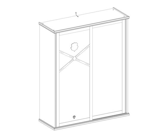 Шкаф-купе CILEK Royal 20.09.1003.00, фото 5