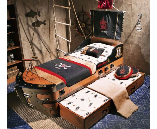 Кровать детская CILEK Pirate в виде корабля, фото 3