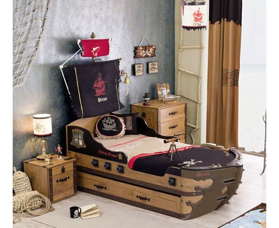 Кровать детская CILEK Pirate в виде корабля, фото 6