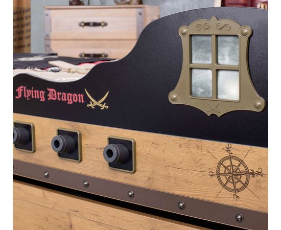 Кровать детская CILEK Pirate в виде корабля, фото 7