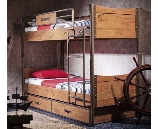 Кровать детская CILEK Pirate двухъярусная, фото 2