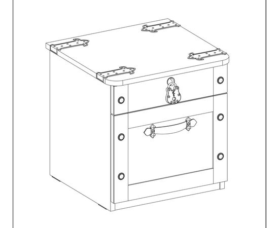 Комод CILEK Pirate 20.13.1601.00, фото 5