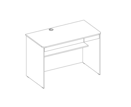 Письменный стол CILEK Black Dar, фото 6