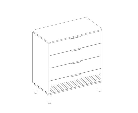 Комод CILEK Black 20.58.1201.00, фото 4