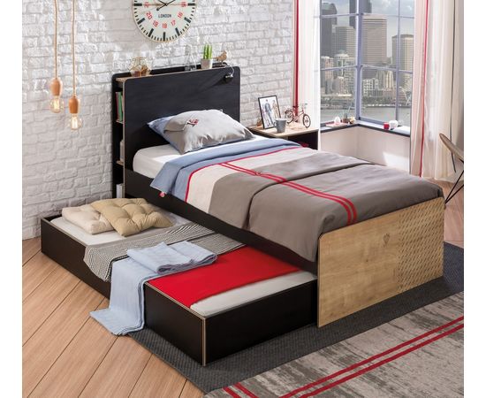 Кровать CILEK Black (90x190 Cm), фото 2