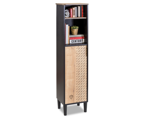 Шкаф CILEK Black Bookcase 20.58.1501.00, фото 1