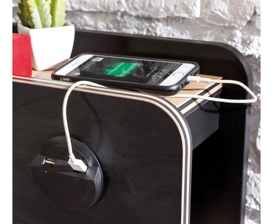 Кровать односпальная с базой CILEK Black (100x200 Cm), фото 4