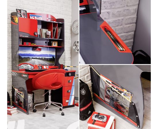 Письменный стол CILEK Champion Racer с рабочим комплектом, фото 2