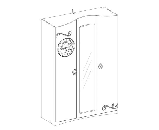 Гардероб CILEK Princess, фото 3