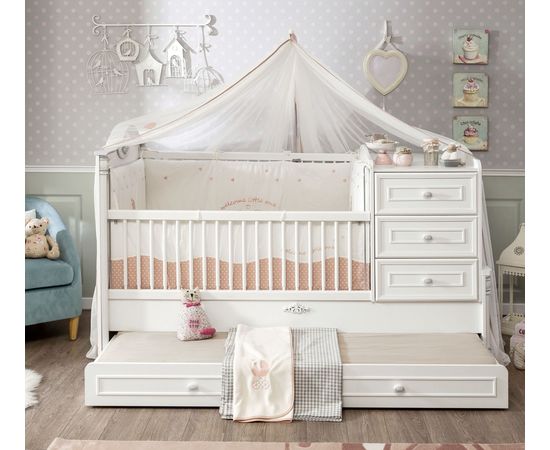 Детская кроватка CILEK Romantic Baby (С Кроватью Для Родителя), фото 3