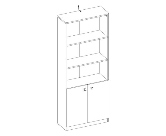 Книжный шкаф CILEK Mocha 20.30.1501.00, фото 3