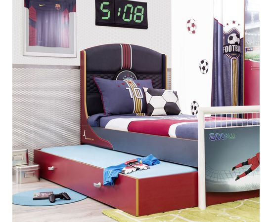 Кровать односпальная CILEK Football с выдвигающейся нижней частью, фото 2