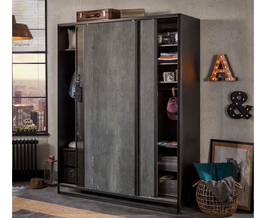 Шкаф-купе CILEK Dark Metal Large, фото 2