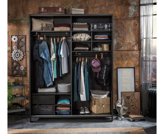 Шкаф-купе CILEK Dark Metal Large, фото 3