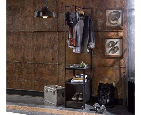 Шкаф CILEK Dark Metal с вешалкой, фото 2