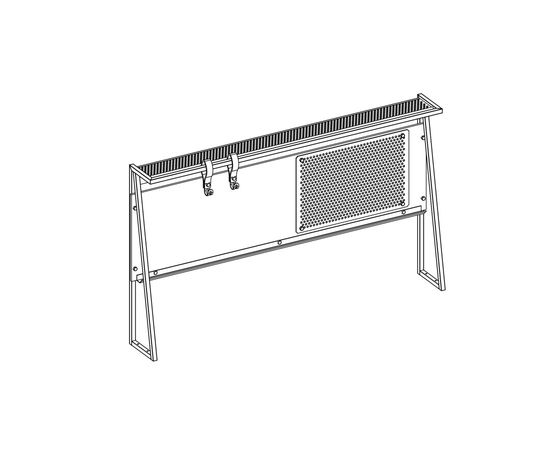 Рабочий комплект CILEK Dark Metal Small Study Unit, фото 4