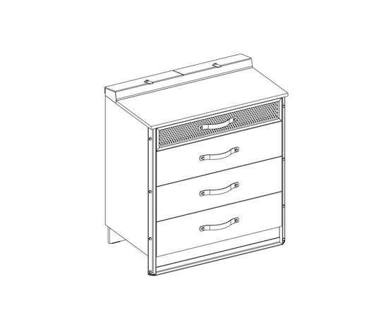 Комод CILEK Dark Metal, фото 4