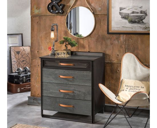 Комод CILEK Dark Metal, фото 2