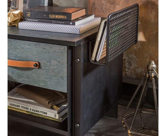 Прикроватная тумбочка CILEK Dark Metal, фото 2