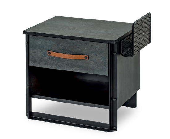 Прикроватная тумбочка CILEK Dark Metal, фото 1