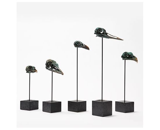 Статуэтка Holly Hunt BRONZE BIRD SKULLS, фото 1