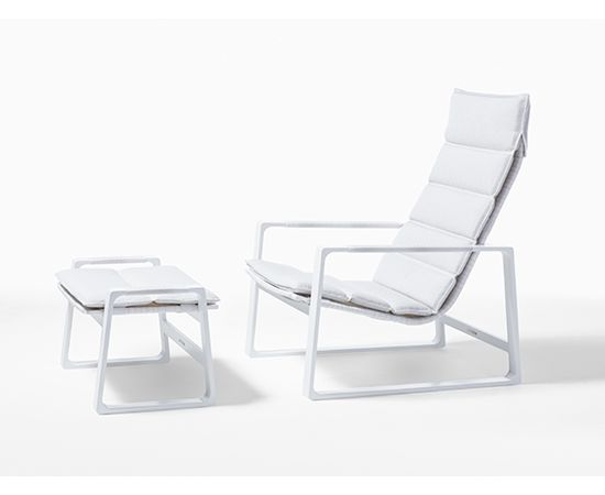 Уличное кресло-шезлонг Holly Hunt HERON LOUNGE CHAIR, фото 3