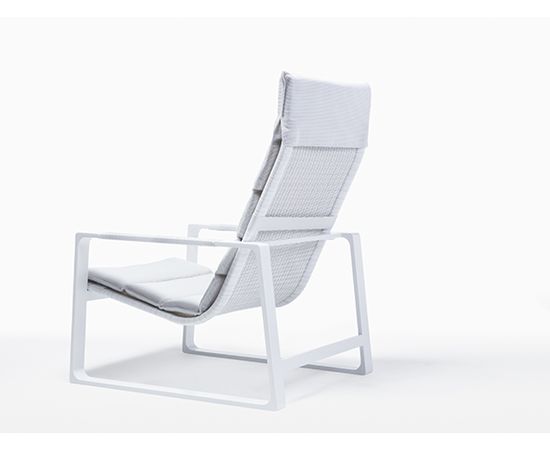 Уличное кресло-шезлонг Holly Hunt HERON LOUNGE CHAIR, фото 2