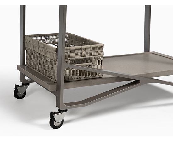 Уличный столик на колесиках Holly Hunt OMURA BAR CART, фото 7