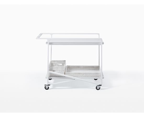 Уличный столик на колесиках Holly Hunt OMURA BAR CART, фото 3